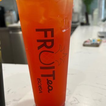 Fruitea Boba - Strawberry Fruit Tea - Caterers Near Me - Orange, California
