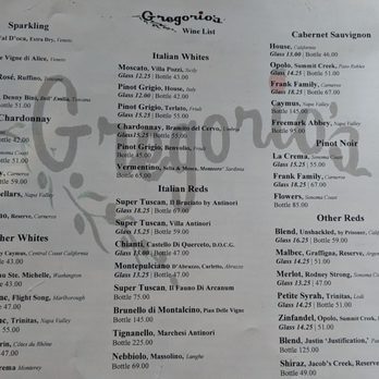 Gregorio's Restaurant - Italian Near Me - Carlsbad, California Gregorio's Restaurant - Italian Near Me - Carlsbad, California