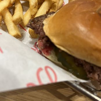 Johnny Rockets - Burger still bleeding - Burgers Near Me - Tempe, Arizona