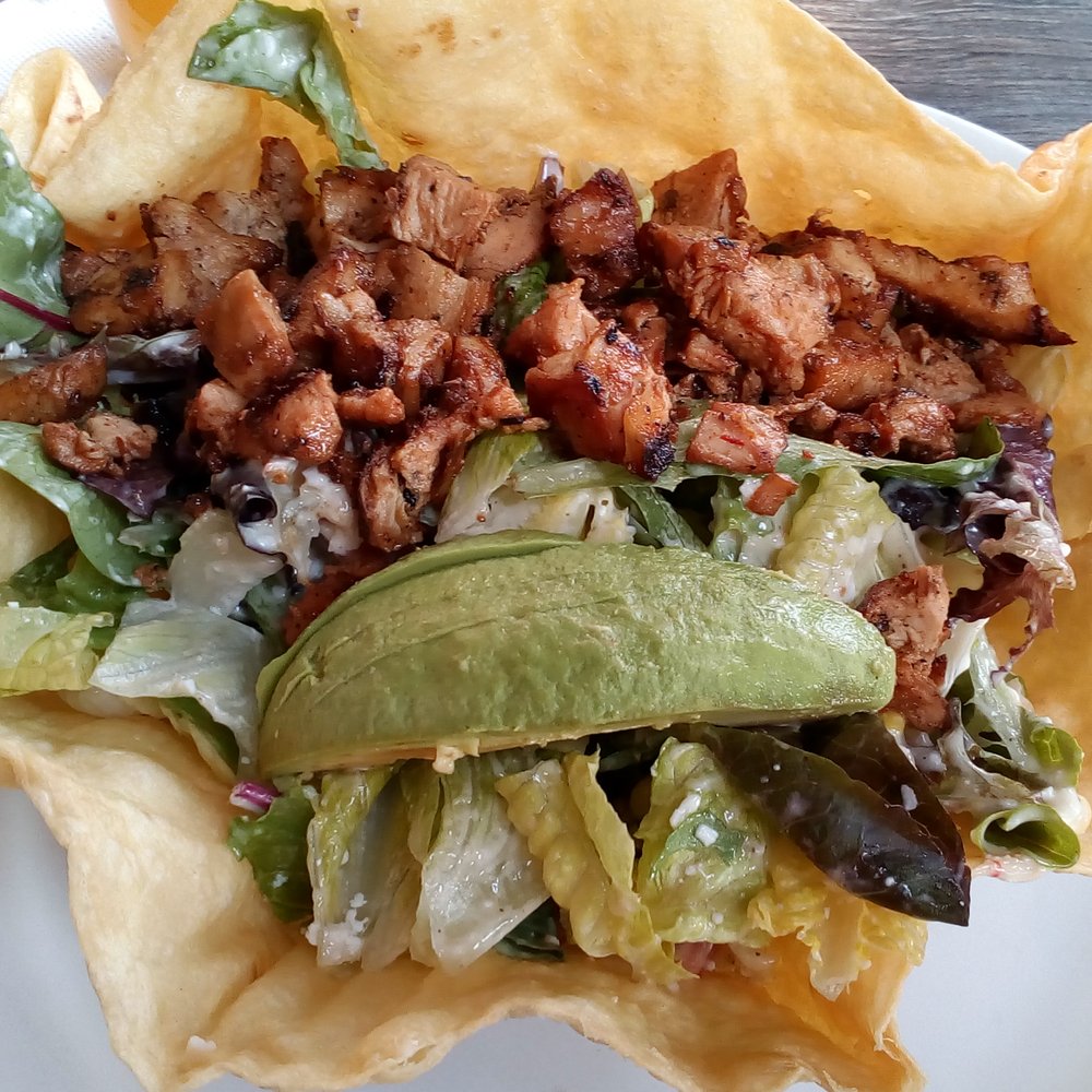 Maria Sol - Chicken Sombrero Salad - Mexican Near Me - Santa Monica, California Maria Sol - Chicken Sombrero Salad - Mexican Near Me - Santa Monica, California