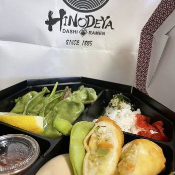 HINODEYA Ramen & Bar Chestnut - Bento Green Gyoza (5 pcs) Vegan - Ramen Near Me - San Francisco, California