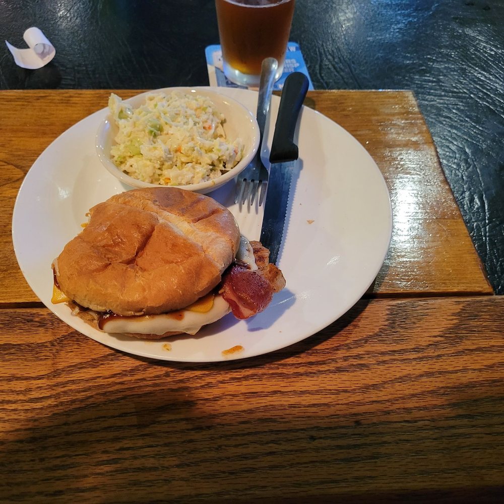 The Copper Still Pub - The Smother Mother Clucker with slaw instead of fries. - New American Near Me - Martinsburg, West Virginia The Copper Still Pub - The Smother Mother Clucker with slaw instead of fries. - New American Near Me - Martinsburg, West Virginia