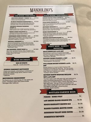 Menu photo 4 Mandolino's Artisan Pizza Davidson, NC Menu photo 4 Mandolino's Artisan Pizza Davidson, NC