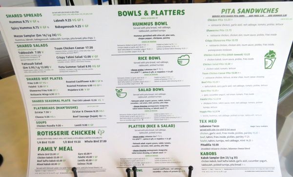 Menu photo 2 Craft Pita Houston, TX Menu photo 2 Craft Pita Houston, TX