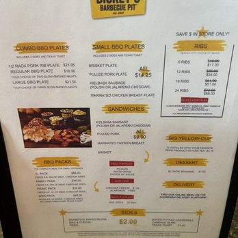 30 Below Ice Cream - a menu for dickey's barbecue pit - Ice Cream & Frozen Yogurt Near Me - Atmore, Alabama