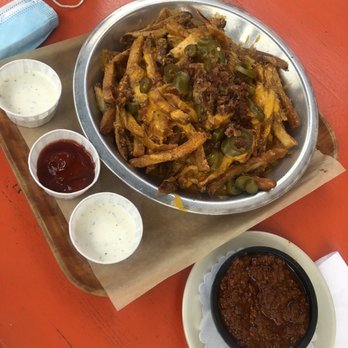 Rodeo Goat - Cheese Fries Surprise (surprise on the side) - Burgers Near Me - Houston, Texas