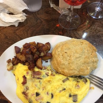 Ruby Slipper Midcity - Build Your Own Omlette with Cheddar, Mushrooms, Ham and Applewood Smoked bacon. Huge Buttermilk Biscuit and potatoes. - Breakfast & Brunch Near Me - New Orleans, Louisiana Ruby Slipper Midcity - Build Your Own Omlette with Cheddar, Mushrooms, Ham and Applewood Smoked bacon. Huge Buttermilk Biscuit and potatoes. - Breakfast & Brunch Near Me - New Orleans, Louisiana