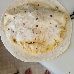 Food City - Placed it in a burrito sized burrito tortilla, size difference is obvious