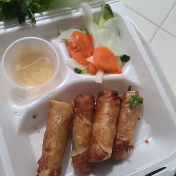 Little Saigon - More than greasy spring rolls not crunch dipping sauce no flavor clear they gave me parsly not even basil.... - Vietnamese Near Me - Glendale, Arizona Little Saigon - More than greasy spring rolls not crunch dipping sauce no flavor clear they gave me parsly not even basil.... - Vietnamese Near Me - Glendale, Arizona