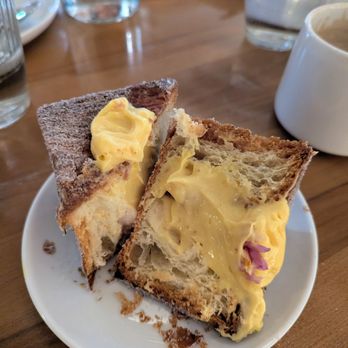 Diane’s Place - Inside of mango passion fruit lychee croissant - Cafes Near Me - Minneapolis, Minnesota