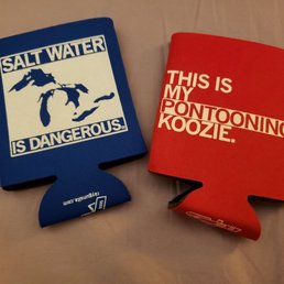 Koozies I bought for relatives' lake cottage