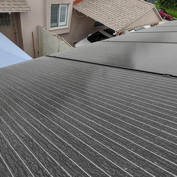 Sanchez Solar Cleaning - Before - Solar Panel Cleaning Near Me - Baldwin Park, California