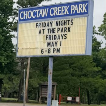 Choctaw Creek Park - Signage - Parks Near Me - Choctaw, Oklahoma