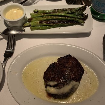 Ruth's Chris Steak House - Fillet and grilled asparagus extra butter - Seafood Near Me - Northbrook, Illinois Ruth's Chris Steak House - Fillet and grilled asparagus extra butter - Seafood Near Me - Northbrook, Illinois