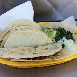 3 fajita tacos and a medium fajita quesadilla 3 fajita tacos and a medium fajita quesadilla