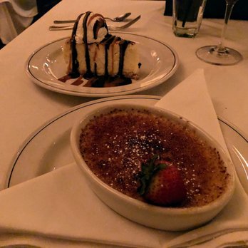 McKendrick's Steak House - NY Cheesecake and White Chocolate and Grand Marnier Bruleé. - Steakhouses Near Me - Atlanta, Georgia