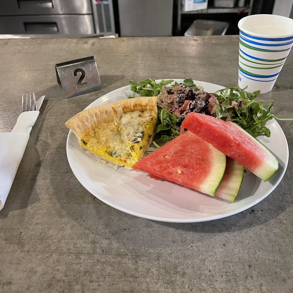 High Rise Bakery - Vegetable quiche - Coffee & Tea Near Me - Jefferson City, Missouri High Rise Bakery - Vegetable quiche - Coffee & Tea Near Me - Jefferson City, Missouri