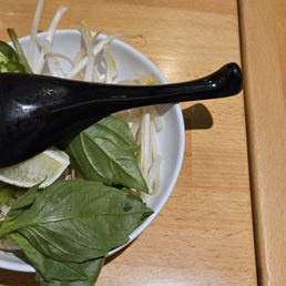 Brought to the table ahead of the pho.