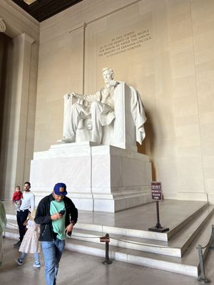 Photo of Lincoln Memorial - Washington, DC, DC, US. People in the picture for scale