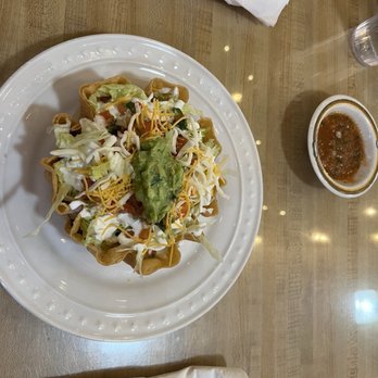 Don Nacho's Cafe - Good salad carne adada! Rice, beans, sour cream, cheese, and salsa. - Mexican Near Me - Solvang, California Don Nacho's Cafe - Good salad carne adada! Rice, beans, sour cream, cheese, and salsa. - Mexican Near Me - Solvang, California