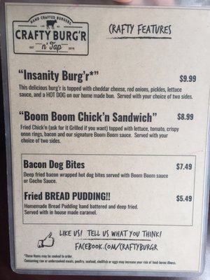 Menu photo 4 Crafty Burg'r Cornelius, NC Menu photo 4 Crafty Burg'r Cornelius, NC