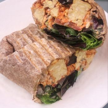 Sunflower Cafe - Buffalo Tempeh Wrap - Cafes Near Me - Nashville, Tennessee Sunflower Cafe - Buffalo Tempeh Wrap - Cafes Near Me - Nashville, Tennessee