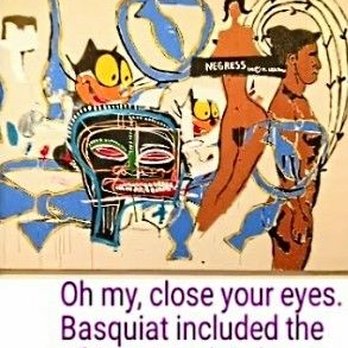 The Brant Foundation - The cartoon cat, in the back, by Basquiat. - Art Museums Near Me - New York, New York The Brant Foundation - The cartoon cat, in the back, by Basquiat. - Art Museums Near Me - New York, New York