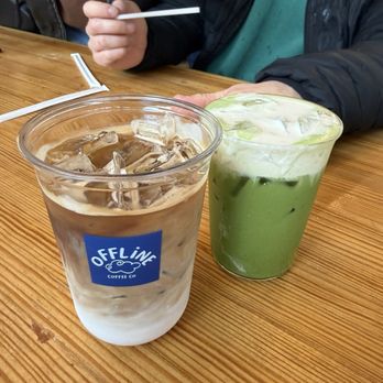 Offline Coffee - Latte and banana matcha - Coffee & Tea Near Me - Seattle, Washington Offline Coffee - Latte and banana matcha - Coffee & Tea Near Me - Seattle, Washington