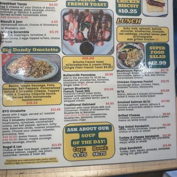 Dandelion Cafe - Food menu - Coffee & Tea Near Me - Houston, Texas
