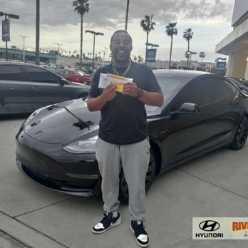 Riverside Hyundai - Me purchasing my 2022 Tesla 3 Performance AWD - Auto Parts & Supplies Near Me - Riverside, California Riverside Hyundai - Me purchasing my 2022 Tesla 3 Performance AWD - Auto Parts & Supplies Near Me - Riverside, California