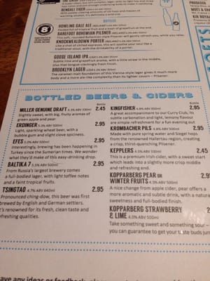 Menu photo 4 The Three Tun Tavern Blackrock, D