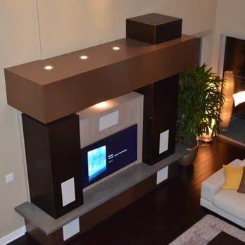Zeffery's Cabinets - Custom Built Entertainment Center with accent lighting on the top - Cabinetry Near Me - Montclair, California Zeffery's Cabinets - Custom Built Entertainment Center with accent lighting on the top - Cabinetry Near Me - Montclair, California