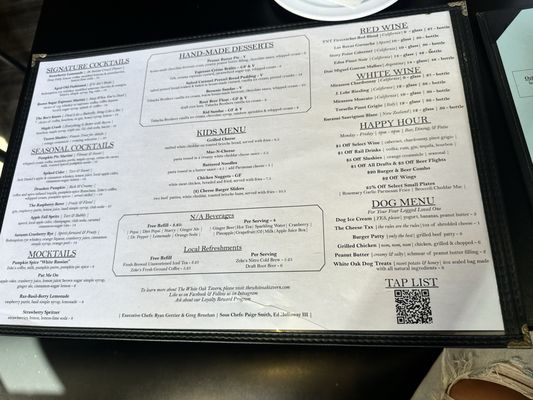 Menu photo 7 The White Oak Tavern Ellicott City, MD Menu photo 7 The White Oak Tavern Ellicott City, MD