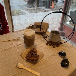 Chai latte and pecan pie!!! Chai latte and pecan pie!!!