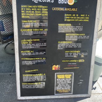 Kealoha's BBQ - Menu - Barbeque Near Me - Denver, Colorado