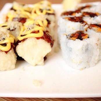 Sakana Sushi - Awesome Roll and Sweet Potato Roll - Sushi Bars Near Me - Carrollton, Virginia Sakana Sushi - Awesome Roll and Sweet Potato Roll - Sushi Bars Near Me - Carrollton, Virginia