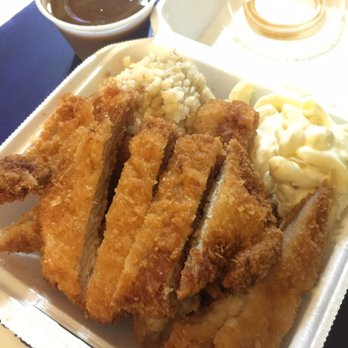 Mark's Drive Inn - Mini Pork Katsu Plate - Hawaiian Near Me - Honolulu, Hawaii Mark's Drive Inn - Mini Pork Katsu Plate - Hawaiian Near Me - Honolulu, Hawaii