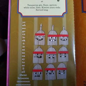 Trick Dog - currently their menu looks like a kid's book (in July 2017) - Cocktail Bars Near Me - San Francisco, California Trick Dog - currently their menu looks like a kid's book (in July 2017) - Cocktail Bars Near Me - San Francisco, California