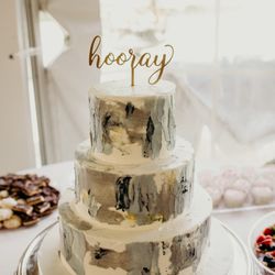 Sweet & Savory Bake Shop - Water color wedding cake