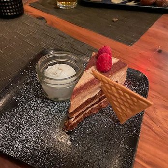 O-Ku - Chocolate mousse cake - Sushi Bars Near Me - Raleigh, North Carolina O-Ku - Chocolate mousse cake - Sushi Bars Near Me - Raleigh, North Carolina