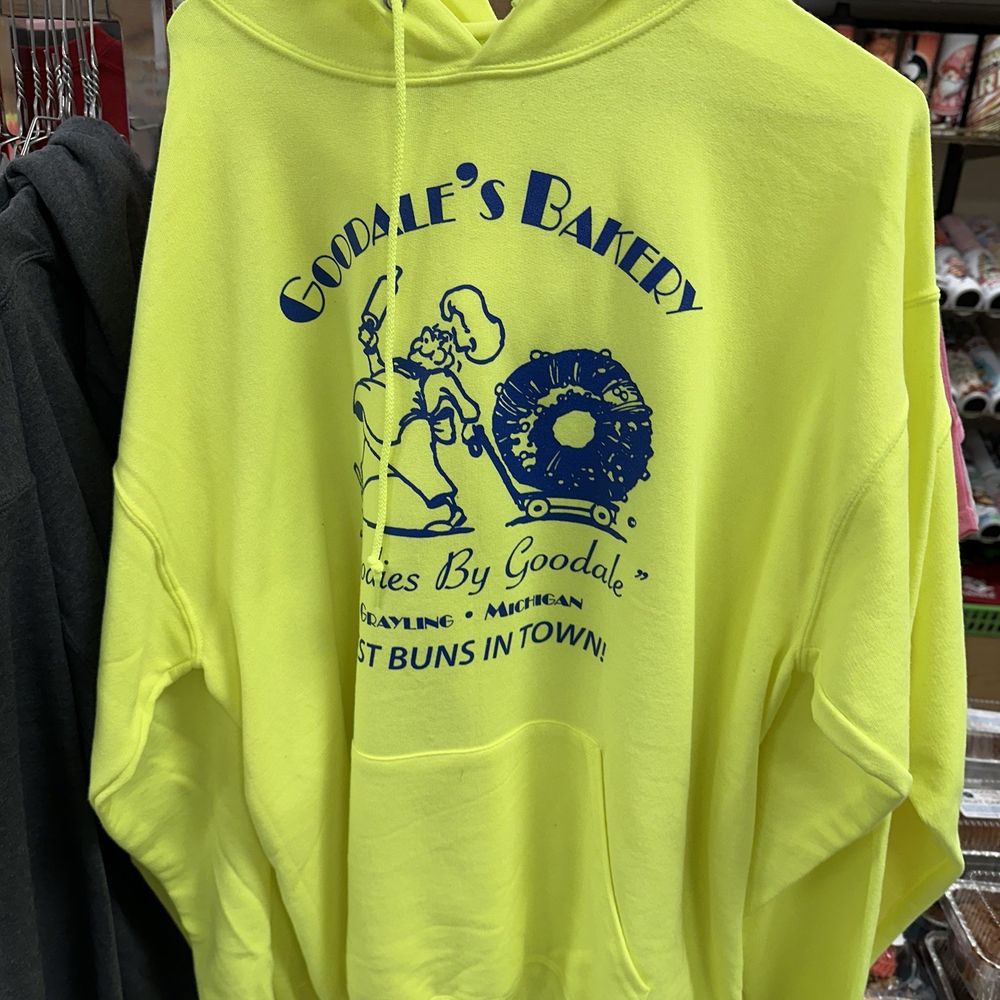 Goodale's Bakery - Sweatshirts - Bakeries Near Me - Grayling, Michigan Goodale's Bakery - Sweatshirts - Bakeries Near Me - Grayling, Michigan
