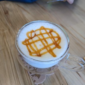 Croffle House - caramel latte - Coffee & Tea Near Me - Richmond Hill, Ontario Croffle House - caramel latte - Coffee & Tea Near Me - Richmond Hill, Ontario