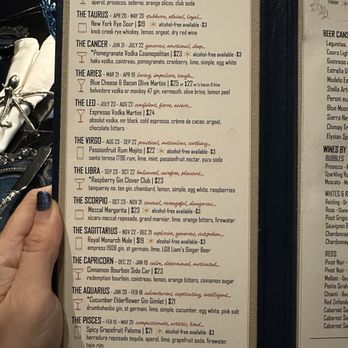 Prime 141 - Cocktail menu - Steakhouses Near Me - Enterprise, Nevada
