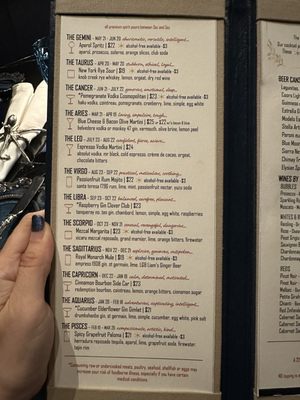 Menu photo 8 Prime 141 Enterprise, NV