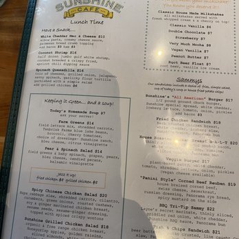 Sunshine Cafe - Lunch - Cafes Near Me - Napa, California Sunshine Cafe - Lunch - Cafes Near Me - Napa, California