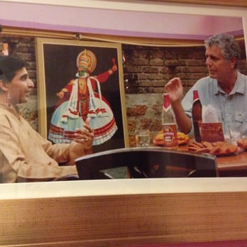 Rasa - Creator and Exec chef at Rasa with Anthony Bourdain- No Reservations (Pic located in the main hallway to dinning room) - Indian Near Me - London, XGL