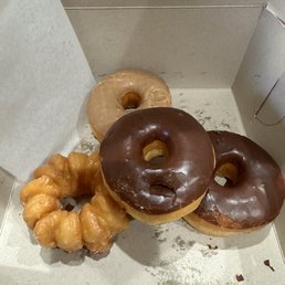 I ordered half a dozen but took this photo after we ate two already and I accidentally poked my finger into one. So good!