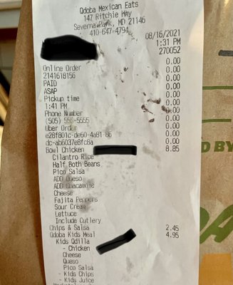 Menu photo 3 QDOBA Mexican Eats Glen Burnie, MD