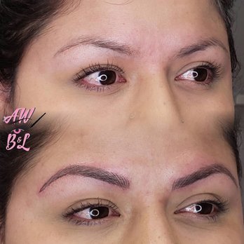 A.W. Brows & Lashes - Before and after - Permanent Makeup Near Me - Las Vegas, Nevada