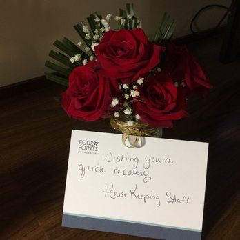 Four Points by Sheraton Richmond - Flowers from House Keeping, to cheer us on! - Venues & Event Spaces Near Me - Richmond, Virginia